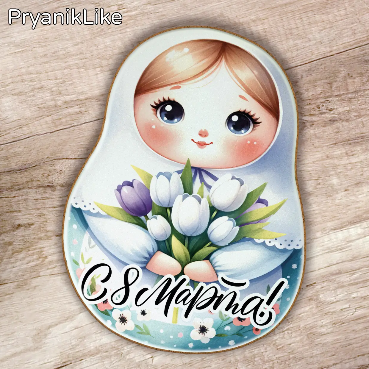 Пряник матрешка